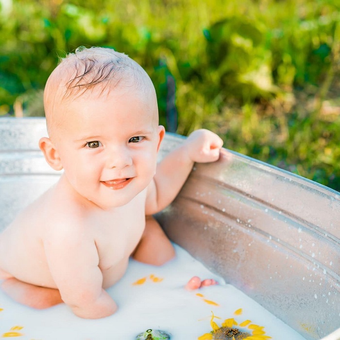 breast milk bath